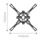 Turn de lumina  6m inaltime - 105.000 lumeni  